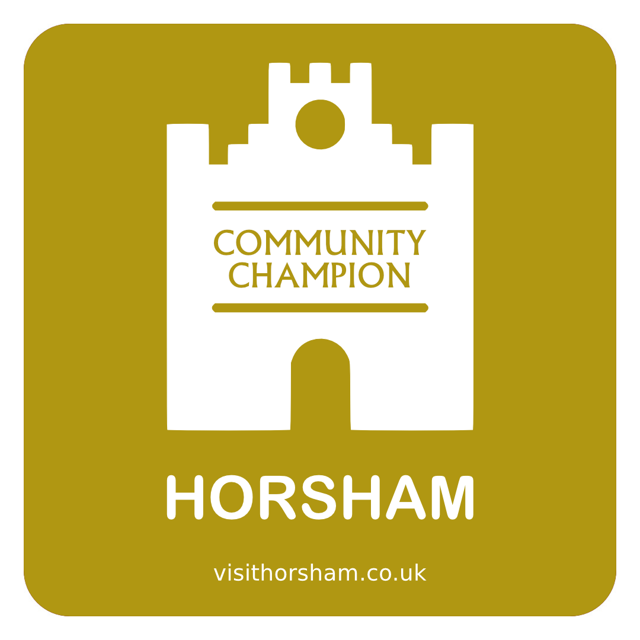 Visit Horsham Community Champions Sticker