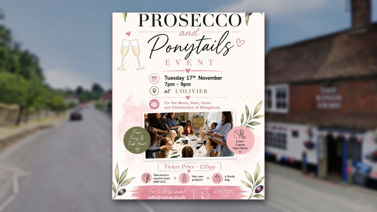 Prosecco & Ponytails - Billingshurst - Horsham Event