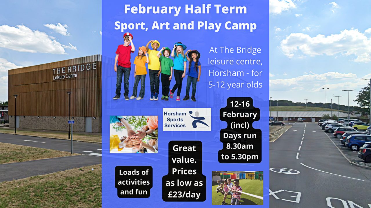 Sport, Art & Play Camp Week - Horsham Sports Services at The Bridge - Horsham Event