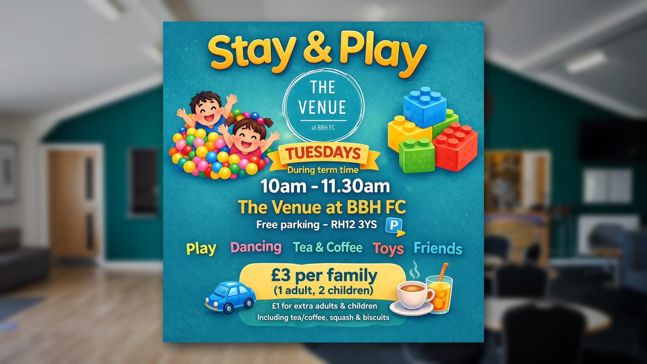 Stay & Play - The Venue - Horsham Event