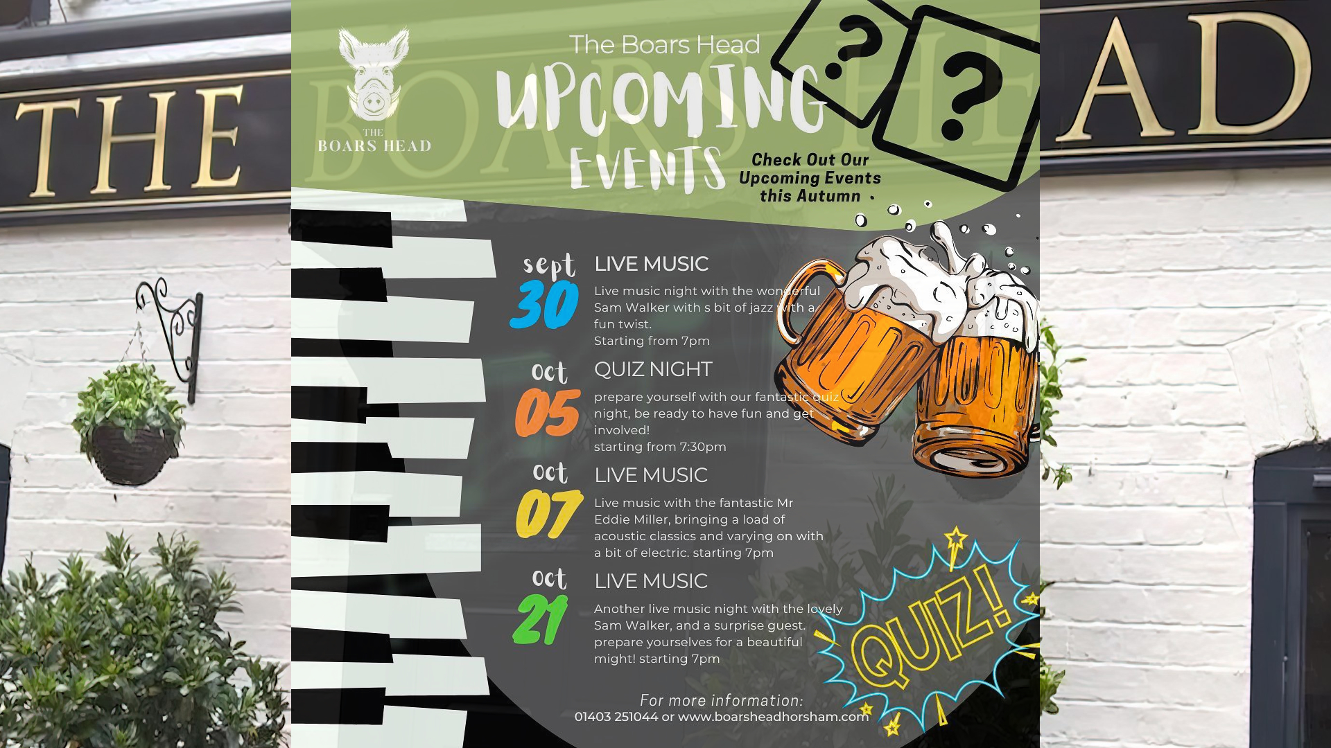 Quiz Night The Boars Head