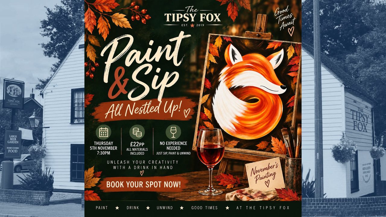 Paint & Sip: All Nestled Up - The Tipsy Fox - Horsham Event