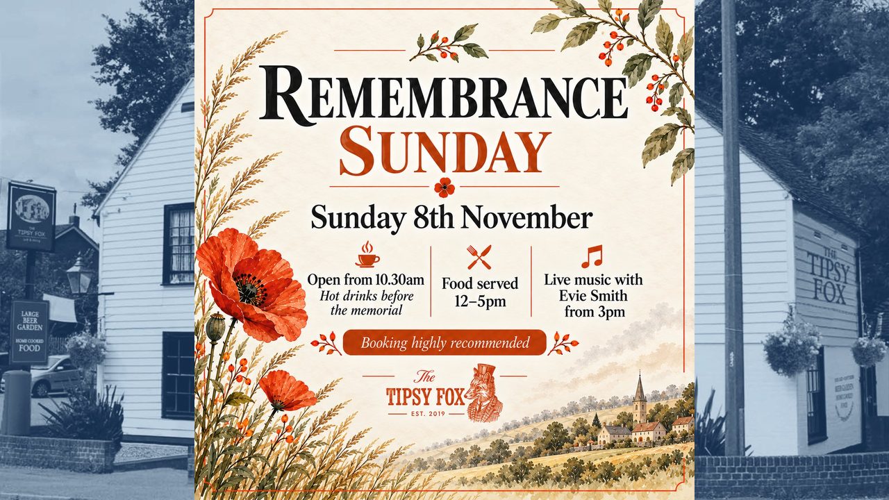Remembrance Sunday - The Tipsy Fox - Horsham Event