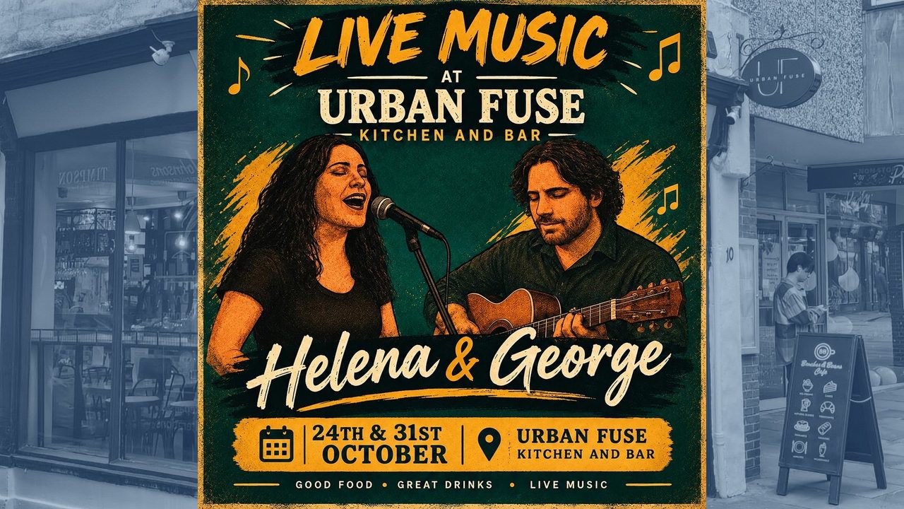 Live Music with Helena & George - Urban Fuse Kitchen and Bar - Horsham Event
