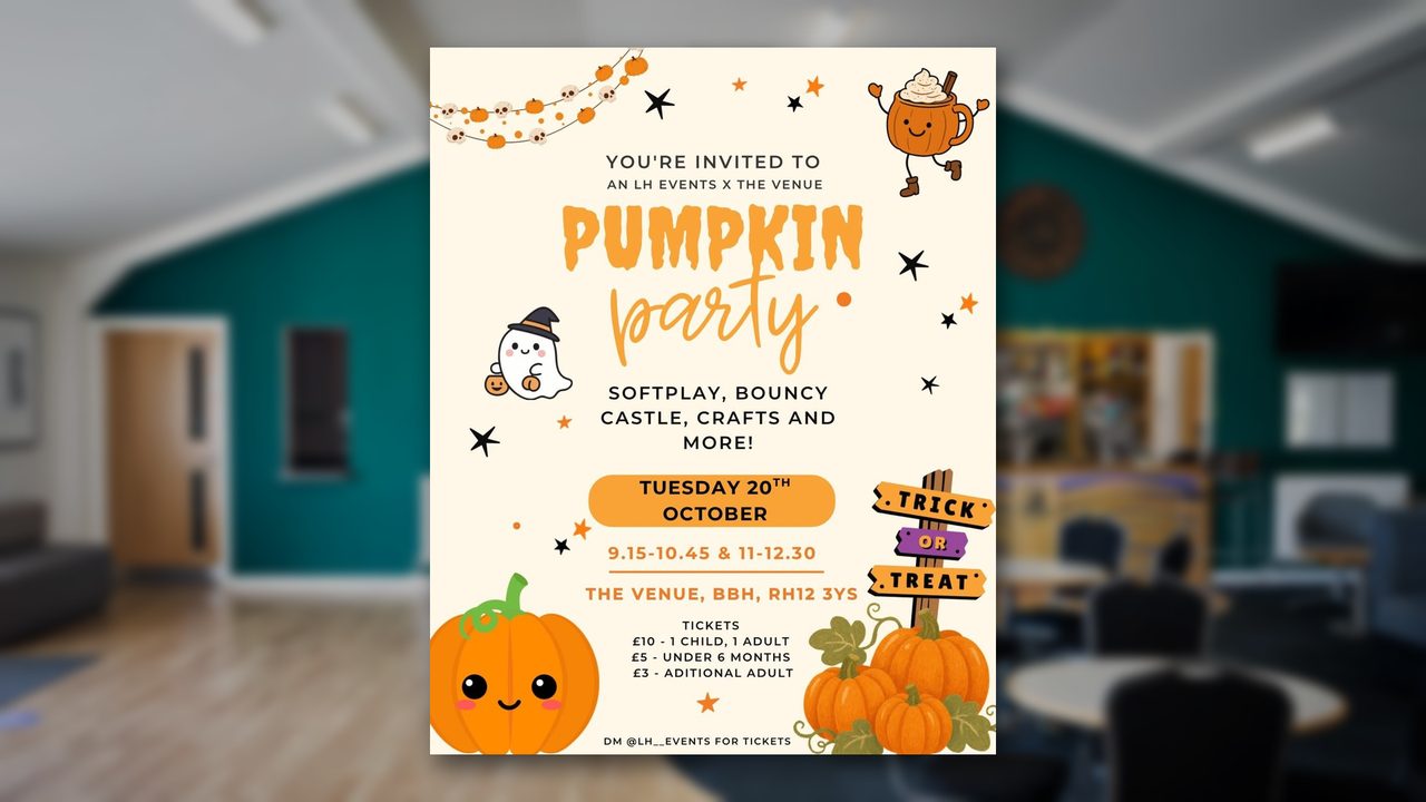 Pumpkin Party - The Venue - Horsham Event
