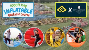 A 1000ft long inflatable obstacle course is coming to Leonardslee