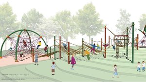 Exciting new play area for Horsham Park