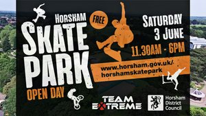 Skatepark open day to be held in Horsham Park