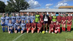 Horsham Sparrows joined by Canadian and Chelsea FC defender Ashley Lawrence for Aguska film shoot.