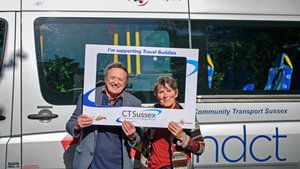 Horsham Travel Buddy Scheme Launched by local actors James Bolam and Sue Jameson