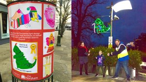John's 'Tree Rex' installed in The Forum