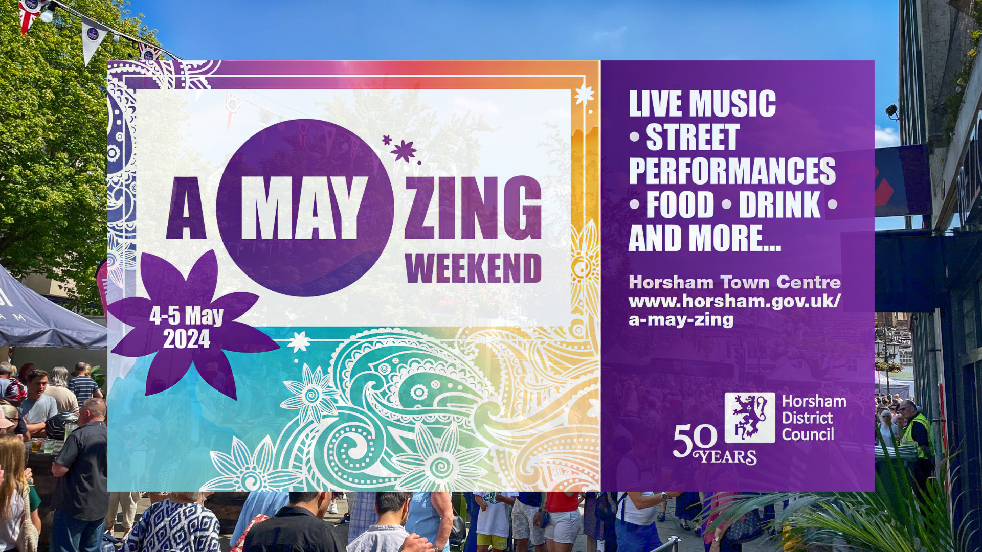 New May Bank Holiday festival to take place in Horsham.