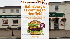 Sainsbury’s new ‘Neighbourhood Hub’ store is set to open in Henfield on  31st May