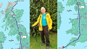 Henfield man on track to be the oldest person to walk from John O’Groats to Lands End
