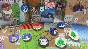Woods for Learning creates and donates over 8500 sustainable woodland discs to provide Christmas joy for children in Horsham and beyond.