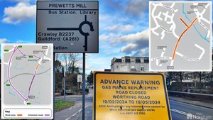 Worthing Road closed for 13 weeks due to gas main replacement